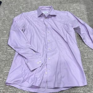 Men’s eton shirt button up purple medium m